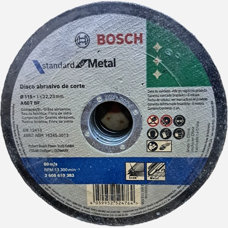 صفحه استیل بر مینی بوش المانی بسته 25تایی درجه1