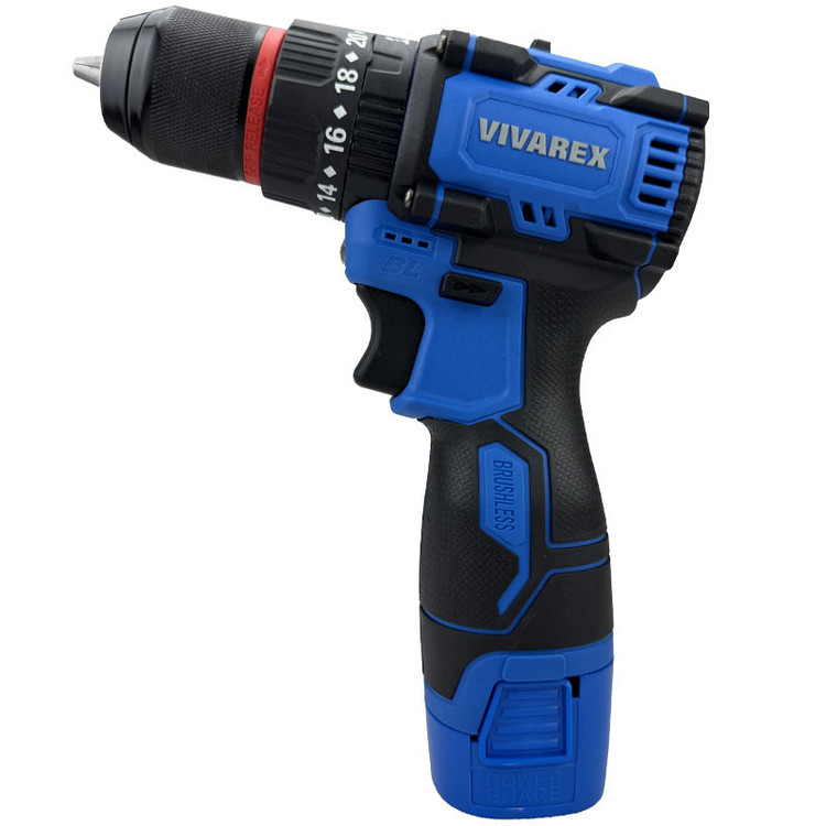 دریل شارژی ویوارکس مدل VR1608-BLX ولت با دو باتری اتوماتیک